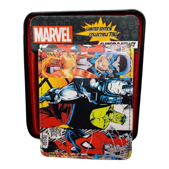 Marvel Comics Books Superhero Limited Edition Men's Retro Slimfold Wallet. - Picture 3 of 6